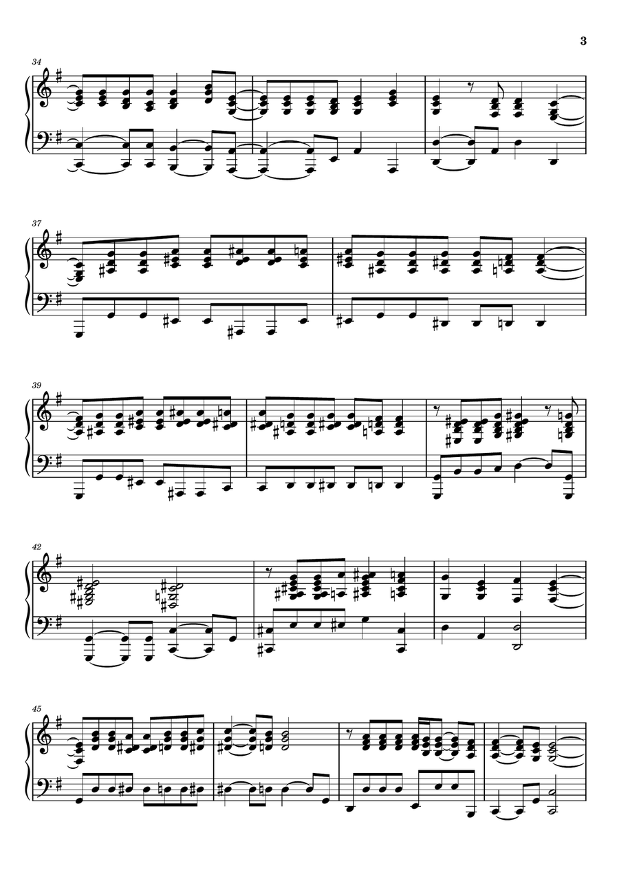 Lullabye (Goodnight, My Angel) Piano Solo scores gallery preview page 3