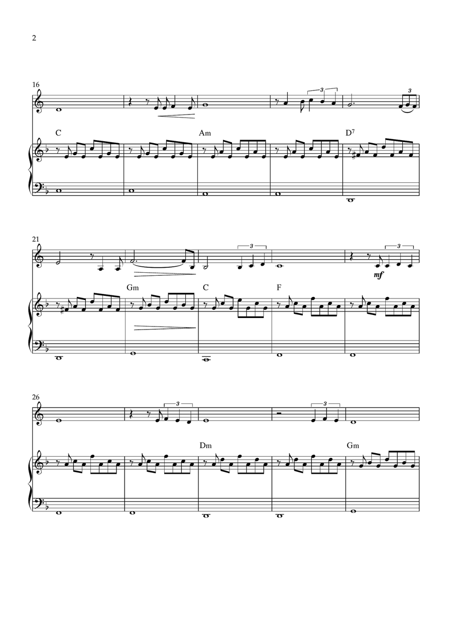I Need You Most Of All I Need You Most Of All Piano scores gallery preview page 2