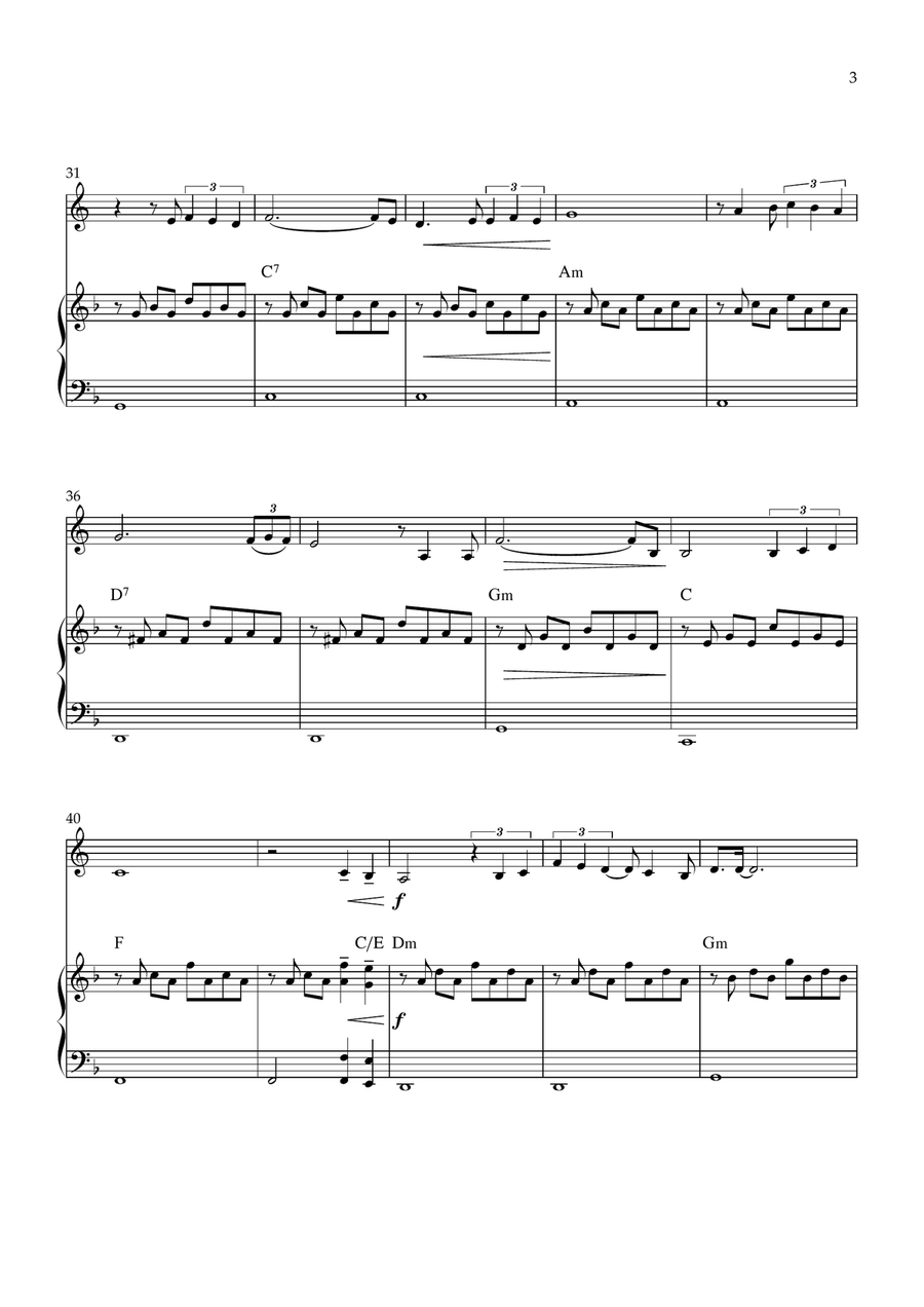 I Need You Most Of All I Need You Most Of All Piano scores gallery preview page 3