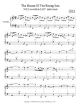 The House Of The Rising Sun (SOLO accordion EASY)