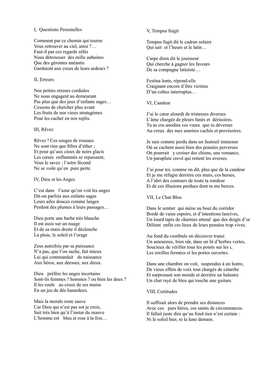Paul Wehage : Questions Personelles for voice and piano Medium Voice scores gallery preview page 2