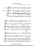 Auld Lang Syne for Clarinet and Guitar Duet