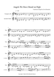 Angels We Have Heard on High for Trumpet and Guitar Duet