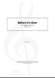 Before It's Over