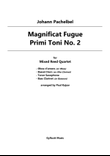 Magnificat Fugue Primi Toni No. 2 (Mixed Reed Quartet)