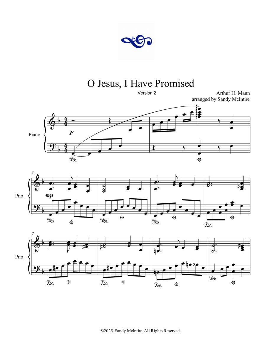 O Jesus, I Have Promised O Jesus, I Have Promised Piano Solo scores gallery preview page 2