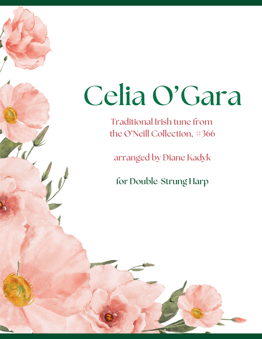 Celia O'Gara for Double-Strung Harp Celtic Harp scores gallery preview page 1