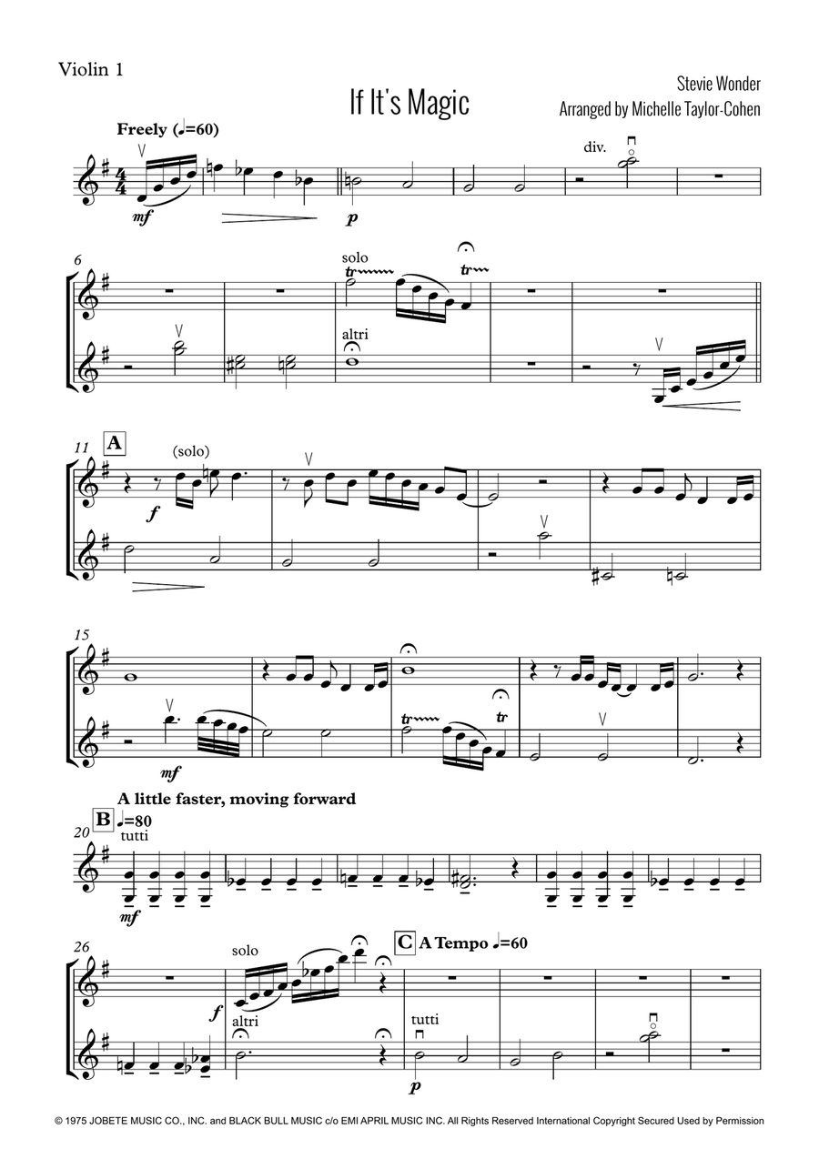 If It's Magic If It's Magic String Orchestra scores gallery preview page 5