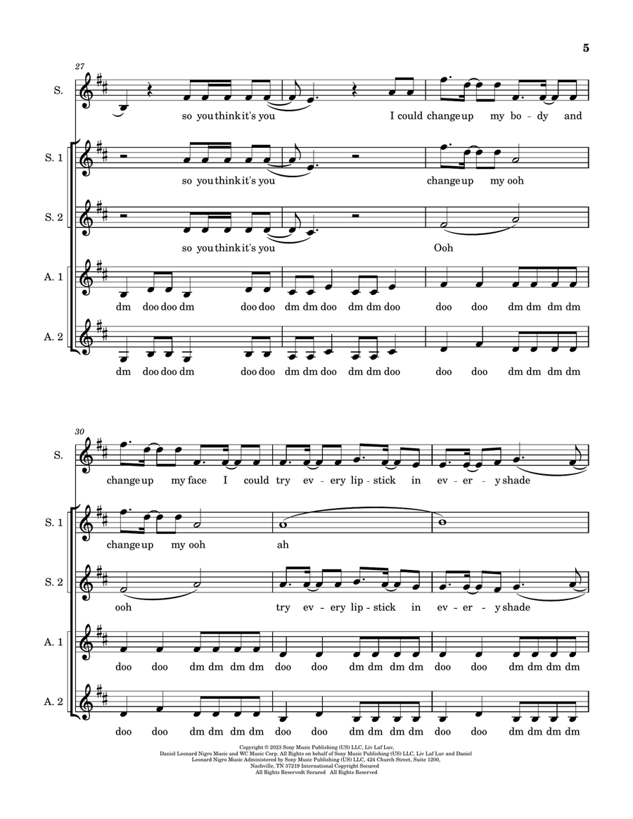 Pretty Isn't Pretty SSAA scores gallery preview page 5