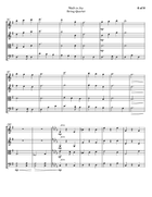 Walk In Joy String Quartet scores gallery preview page 6