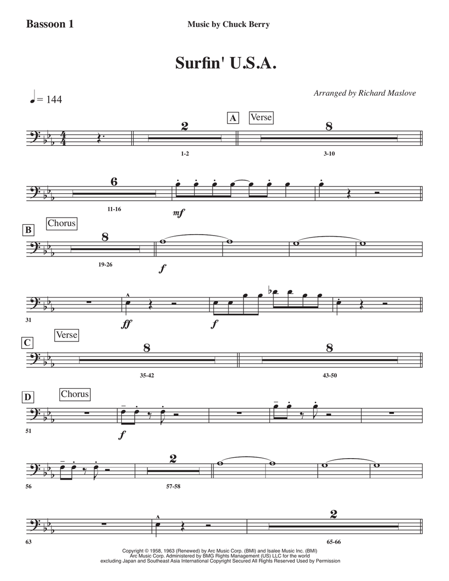 Surfin' U.s.a. Surfin' U.s.a. Full Orchestra scores gallery preview page 4