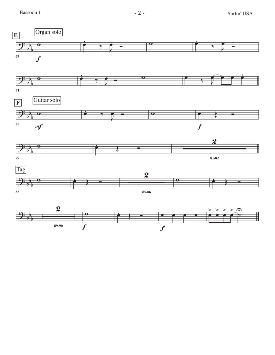 Surfin' U.s.a. Surfin' U.s.a. Full Orchestra scores gallery preview page 5