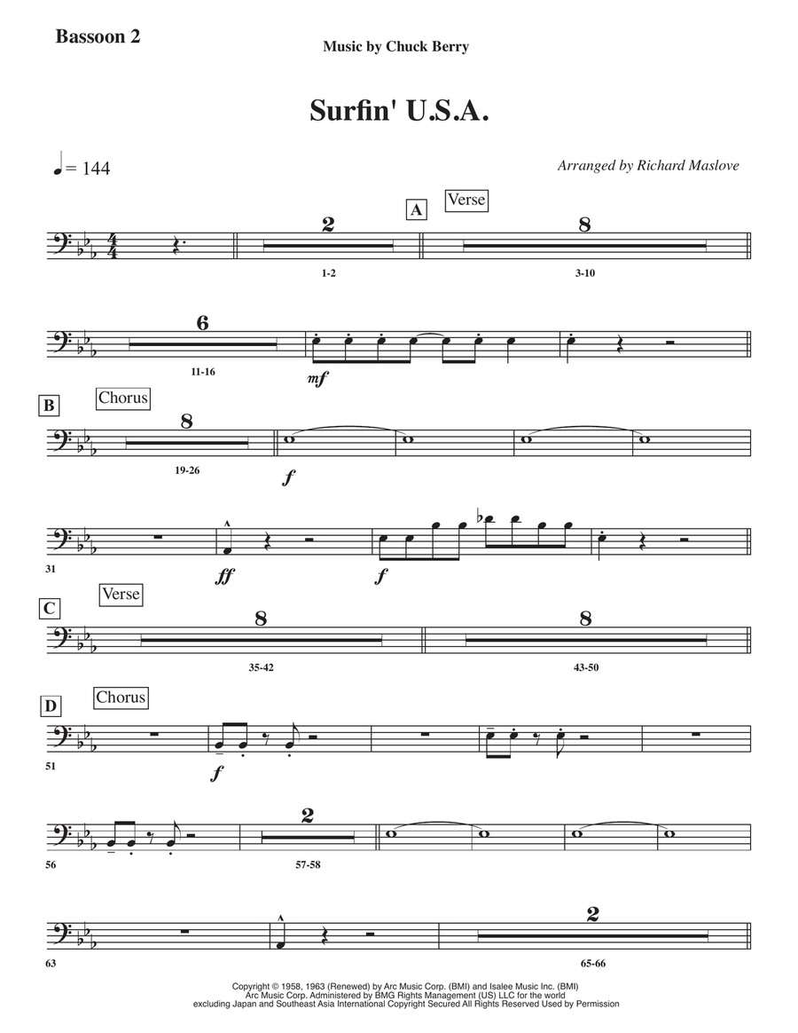 Surfin' U.s.a. Surfin' U.s.a. Full Orchestra scores gallery preview page 6