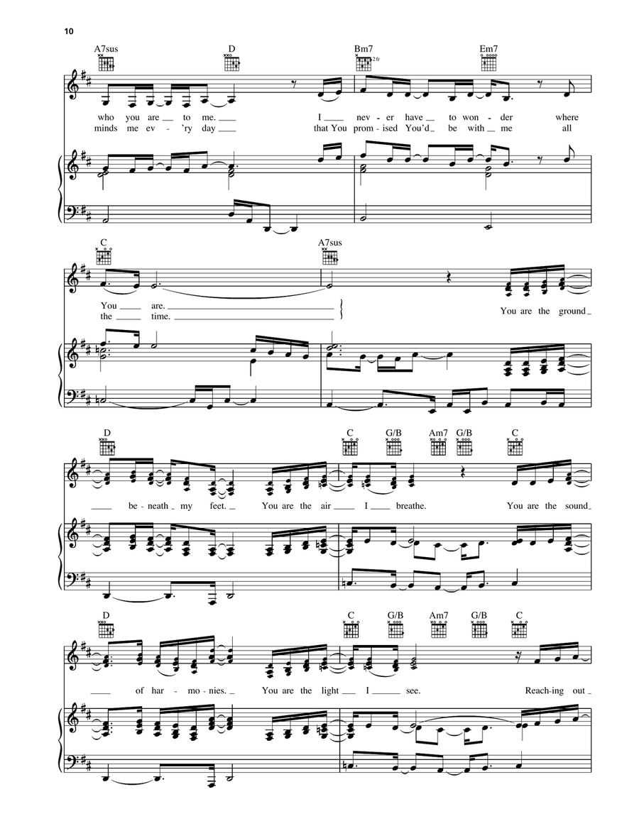 You Come To My Senses You Come To My Senses Piano, Vocal, Guitar scores gallery preview page 2