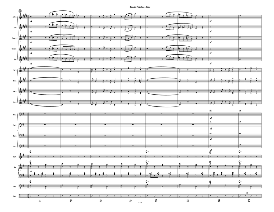 Compadre Pedro Juan Jazz Ensemble scores gallery preview page 2