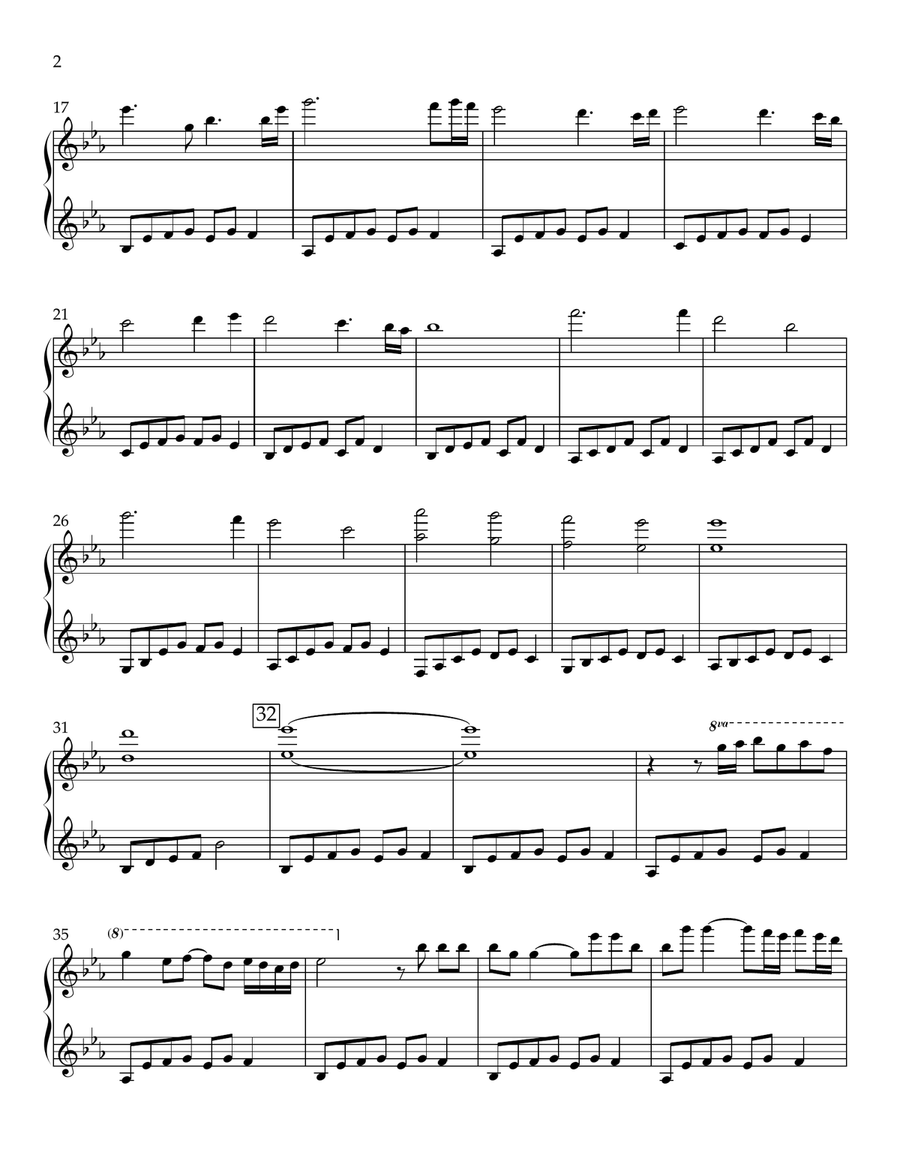 Angels from the Realm of Glory (REGENT SQUARE) - new age piano Piano Solo scores gallery preview page 2