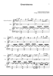 Greensleeves - S. Sax., Oboe and Piano. Score and Parts.