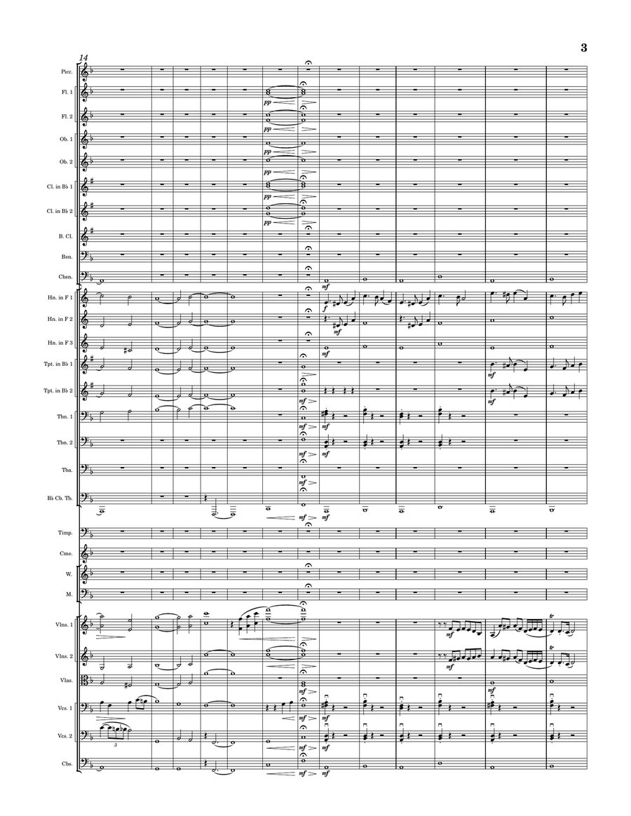 Symphony No. 2 - IV. Allegro Full Orchestra scores gallery preview page 3
