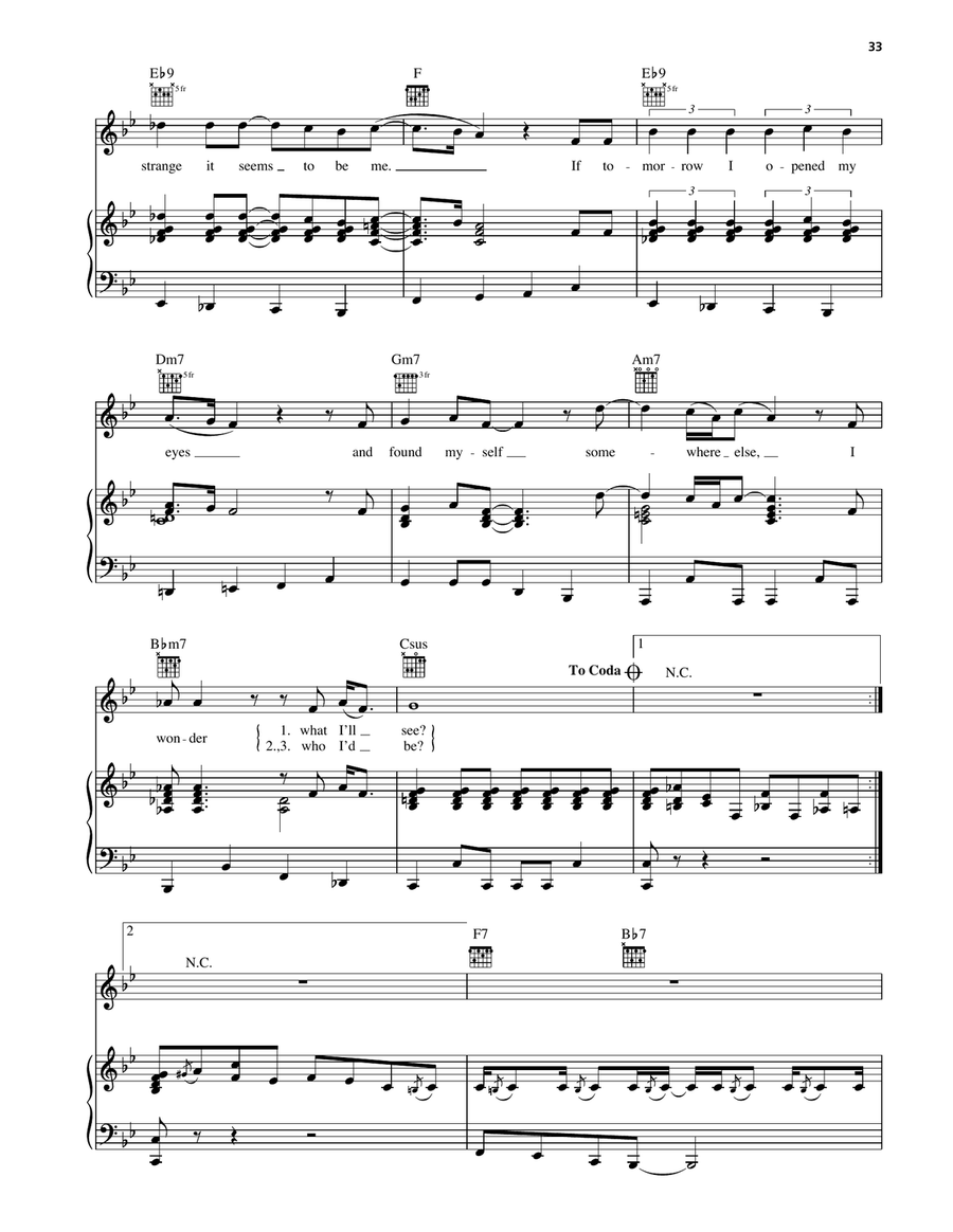 How Strange It Seems How Strange It Seems Piano, Vocal, Guitar scores gallery preview page 4