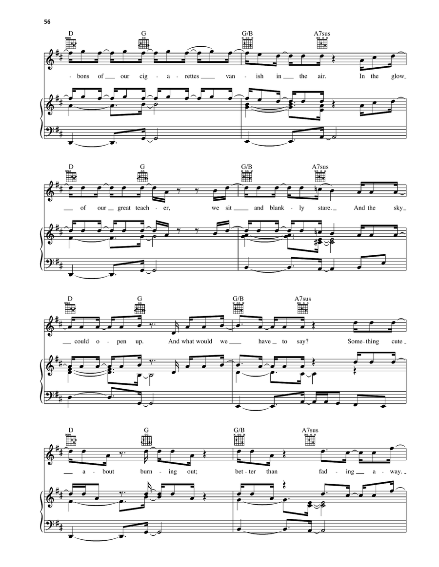 Darwin's Children Darwin's Children Piano, Vocal, Guitar scores gallery preview page 4