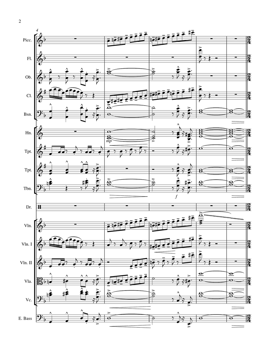 The Devil Went Down To Georgia Full Orchestra scores gallery preview page 2
