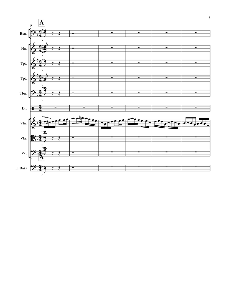The Devil Went Down To Georgia Full Orchestra scores gallery preview page 3