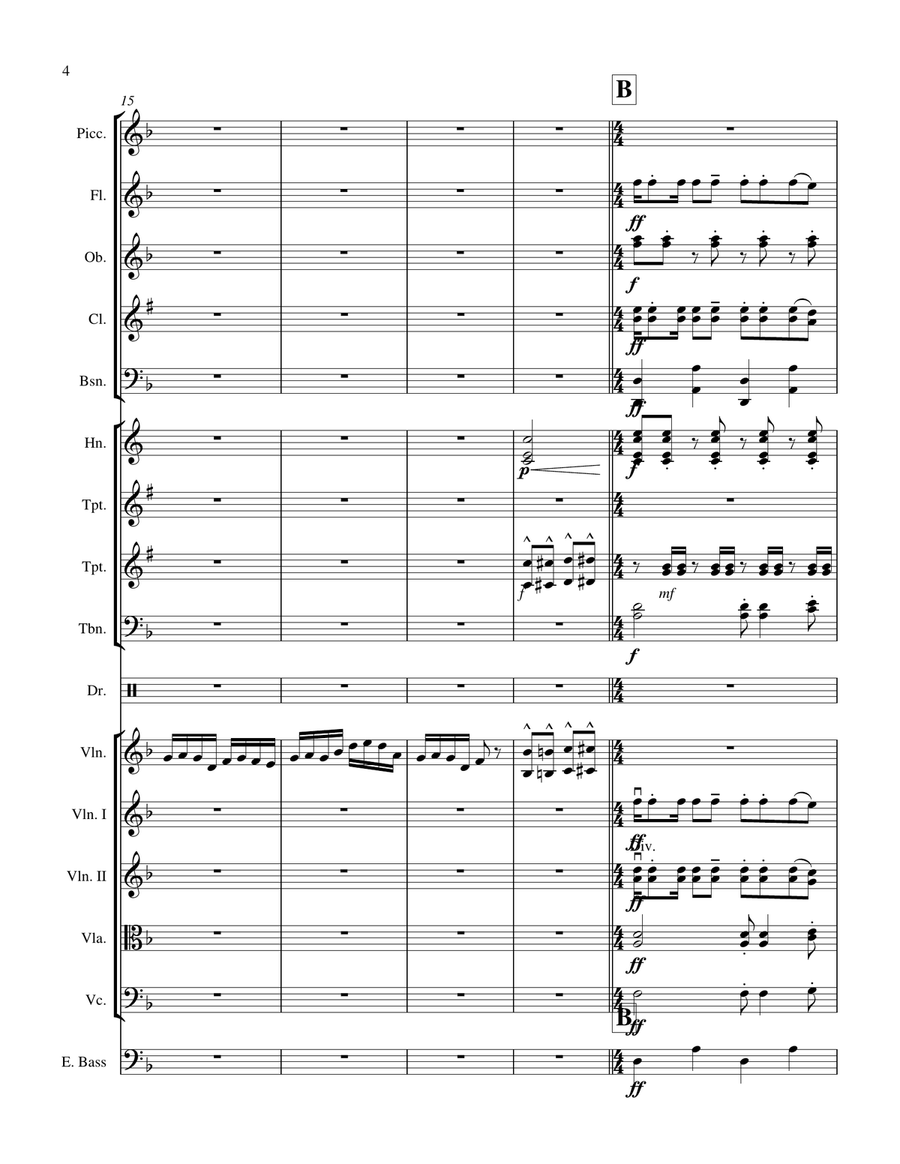 The Devil Went Down To Georgia Full Orchestra scores gallery preview page 4