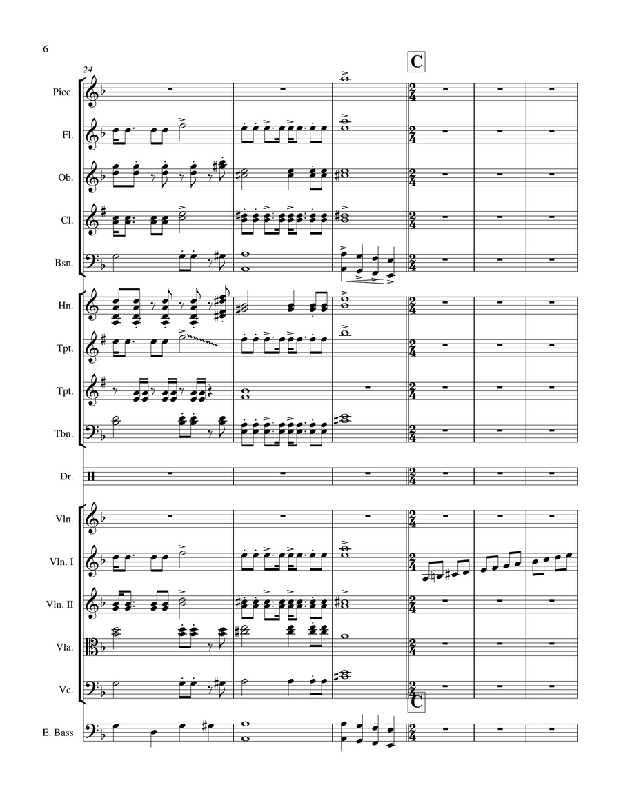 The Devil Went Down To Georgia Full Orchestra scores gallery preview page 6