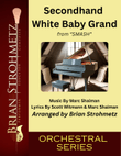 Secondhand White Baby Grand