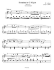 Lichner Sonatina in g Major Op.4, No.3, 1st movement