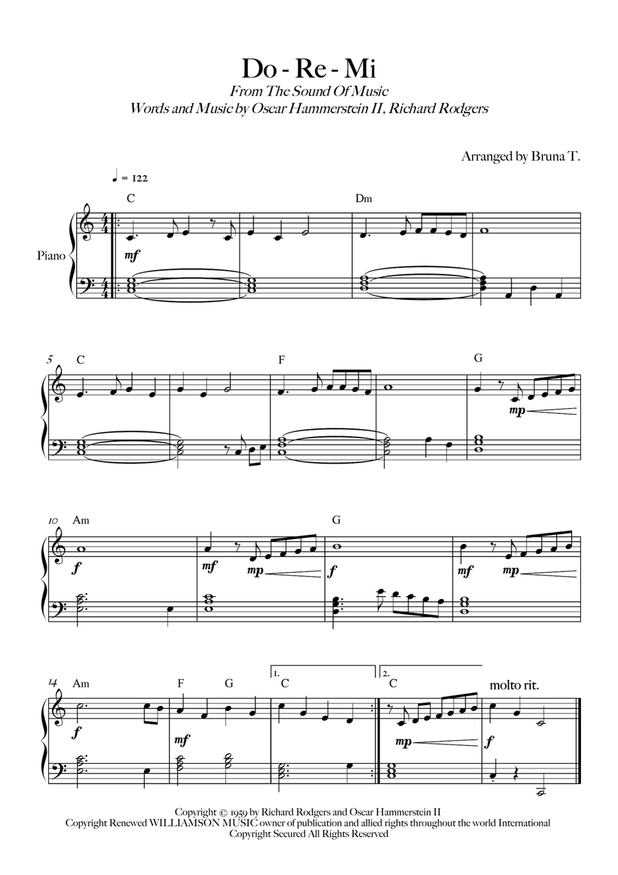 Do-Re-Mi Do-Re-Mi Piano Method scores gallery preview page 1