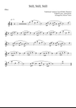 Still, Still, Still – Oboe and Piano Christmas Arrangement (with Chords)