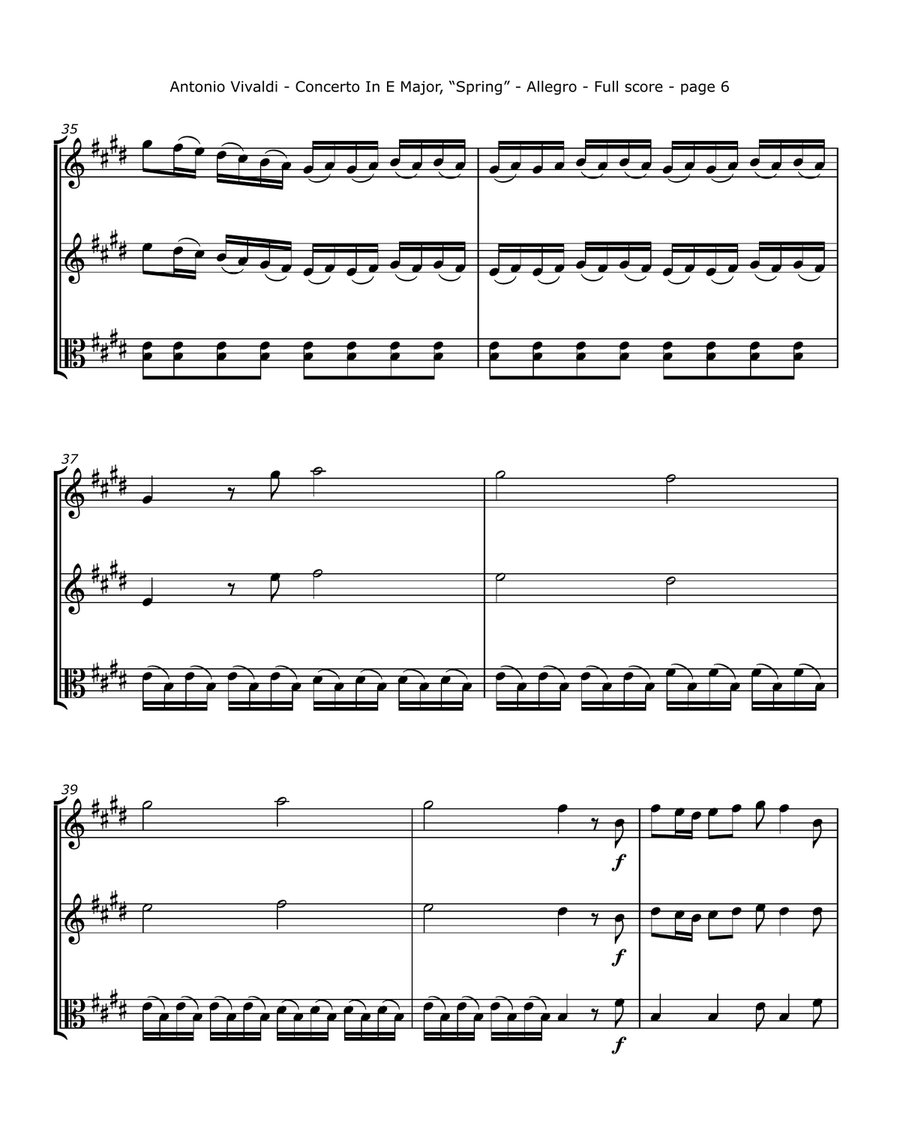 Vivaldi, A. - Violin Concerto In E Major, 