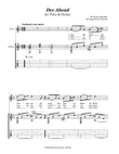 Der Abend (for Voice & Guitar)