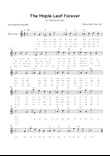 The Maple Leaf Forever - Solo Tenor Sax in Bb Major With Chords & Lyrics