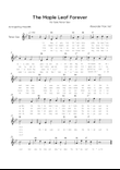 The Maple Leaf Forever - Solo Tenor Sax in Ab Major With Chords & Lyrics