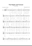 The Maple Leaf Forever - Solo Oboe in C Major With Chords & Lyrics