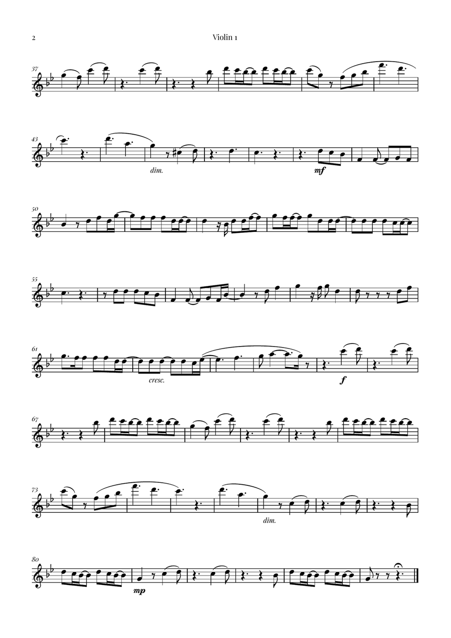 Beautiful Things String Orchestra scores gallery preview page 6