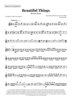 Beautiful Things Saxophone Quartet scores gallery preview page 6