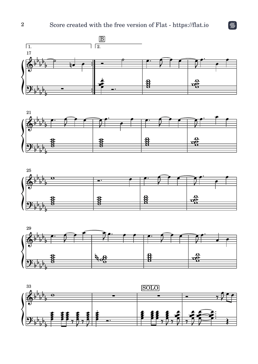 From the Start From the Start Piano Solo scores gallery preview page 2