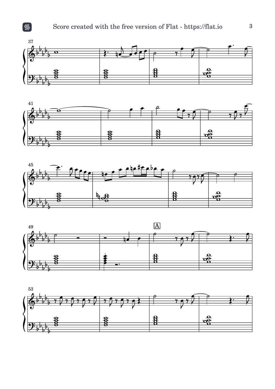 From the Start From the Start Piano Solo scores gallery preview page 3