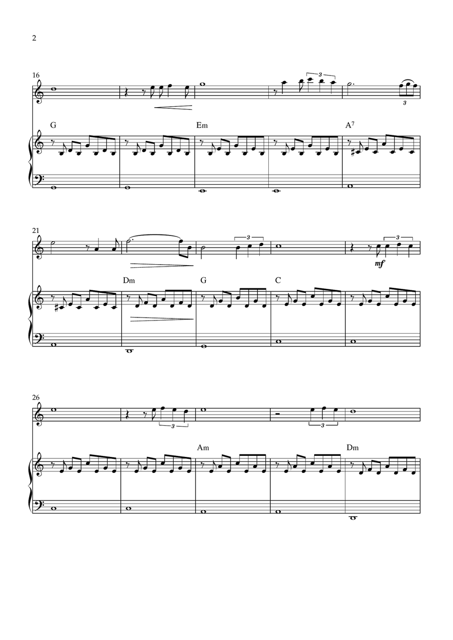 I Need You Most Of All I Need You Most Of All Flute Solo scores gallery preview page 2