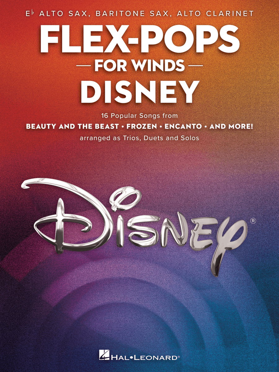 Flex-Pops for Winds - Disney - E-flat Alto Sax/Baritone Sax/Alto Clarinet 3-Part scores gallery preview page 1