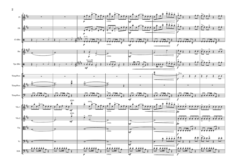 Under Pressure - Score Only Chamber Music scores gallery preview page 2