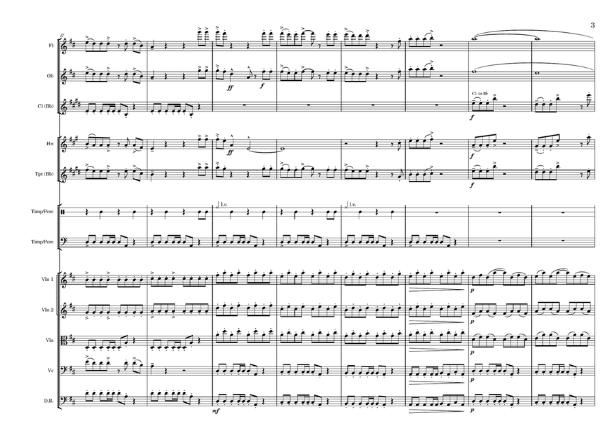 Under Pressure - Score Only Chamber Music scores gallery preview page 3