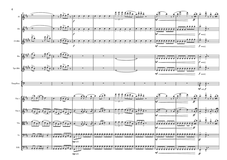 Under Pressure - Score Only Chamber Music scores gallery preview page 4