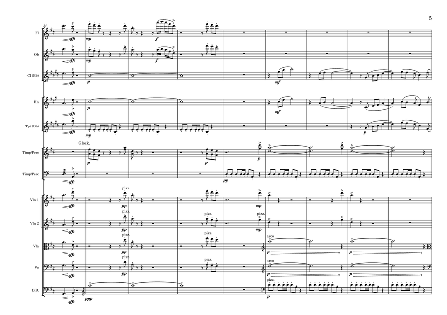 Under Pressure - Score Only Chamber Music scores gallery preview page 5