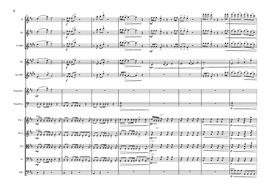 Under Pressure - Score Only Chamber Music scores gallery preview page 6