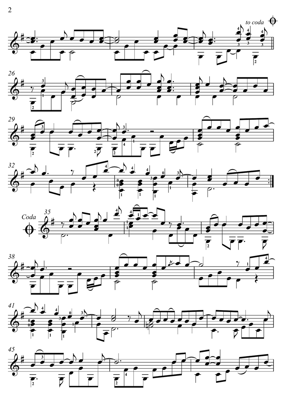 You've Got A Friend You've Got A Friend Classical Guitar scores gallery preview page 2