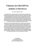 Clemence de Grandval : Andante et Intermezzo for piano trio